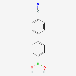 molecular formula C13H10BNO2 B1278796 (4'-Cyano-[1,1'-biphenyl]-4-yl)boronic acid CAS No. 406482-73-3