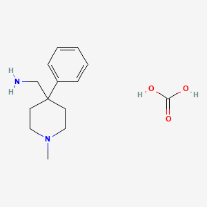 Carbonic acid;(1-methyl-4-phenylpiperidin-4-yl)methanamine