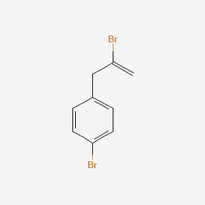 molecular formula C9H8Br2 B1278799 2-溴-3-(4-溴苯基)-1-丙烯 CAS No. 91391-61-6