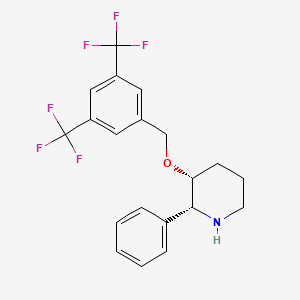 molecular formula C20H19F6NO B12788051 Jdh4VT5tsv CAS No. 148700-91-8