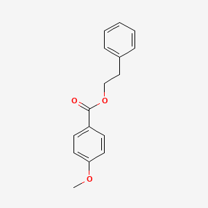 molecular formula C16H16O3 B12788090 2-Phenylethyl 4-methoxybenzoate CAS No. 7465-97-6