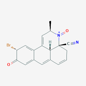 6-Bromo-2,7-dihydro-3-methyl-2,7-dioxo-3H-dibenz(f,i,j)isoquinoline-1-carbonitrile