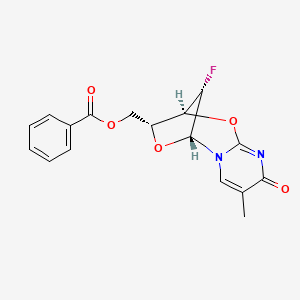 molecular formula C17H15FN2O5 B12788175 Anhydro nucleoside CAS No. 132776-19-3