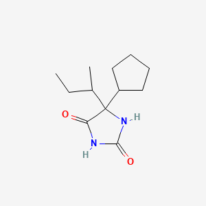 5-Sec-butyl-5-cyclopentyl-2,4-imidazolidinedione