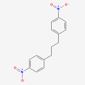 molecular formula C15H14N2O4 B12788207 1,1'-Propane-1,3-diylbis(4-nitrobenzene) CAS No. 10368-11-3