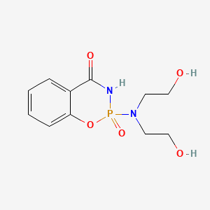 2-(Bis(2-hydroxyethyl)amino)-2,3-dihydro-1,3,2-benzoxazaphosphorin-4-one 2-oxide