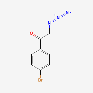 molecular formula C8H6BrN3O B1278824 2-叠氮基-1-(4-溴苯基)乙酮 CAS No. 71559-14-3