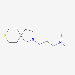 N,N-Dimethyl-3-(8-thia-2-azaspiro(4.5)dec-2-yl)-1-propanamine