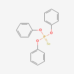 molecular formula C18H15O3PSe B12788315 o,o,o-Triphenyl phosphoroselenoate CAS No. 7248-72-8