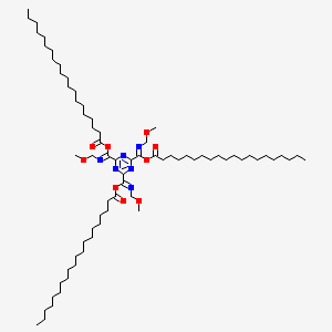 N2,N4,N6-Tris((eicosanoyloxy)methyl)tris(methoxymethyl)melamine