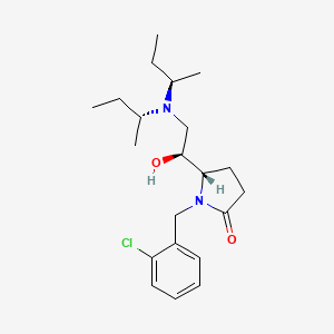 molecular formula C21H33ClN2O2 B12788373 Tzu6N9X9YS CAS No. 127093-63-4