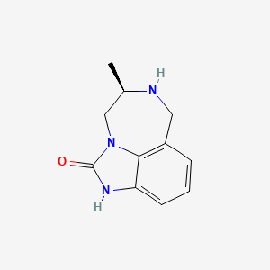 R-(-)-4,5,6,7-Tetrahydro-5-methylimidazo(4,5,1-jk)(1,4)benzodiazepin-2(1H)-one