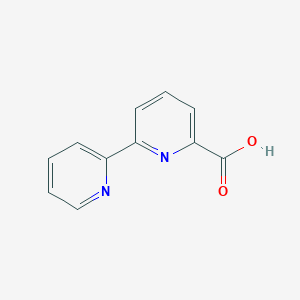 molecular formula C11H8N2O2 B1278840 2,2'-Bipyridine-6-carboxylic acid CAS No. 4392-87-4