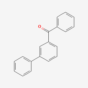 molecular formula C19H14O B1278841 Biphenyl-3-YL(phenyl)methanone CAS No. 3378-09-4