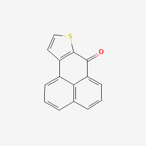 molecular formula C15H8OS B12788412 7H-Phenaleno(2,1-b)thiophen-7-one CAS No. 30415-22-6