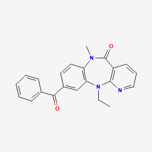 9-Benzoyl-N11-ethyl-N6-methyl-6,11-dihydro-5H-pyrido(2,3-b)(1,5)benzodiazepin-5-one