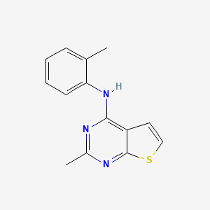 2-Methyl-N-(2-methylphenyl)thieno[2,3-d]pyrimidin-4-amine