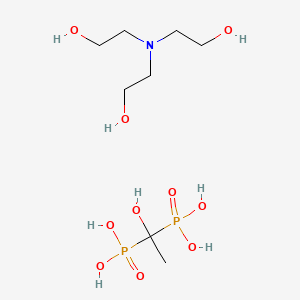 molecular formula C8H23NO10P2 B12788426 Einecs 300-994-9 CAS No. 88394-54-1