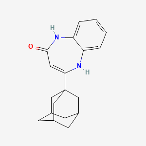 4-(1-Adamantyl)-1,5-dihydro-2H-1,5-benzodiazepin-2-one