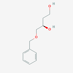 molecular formula C11H16O3 B1278855 (R)-4-苄氧基-1,3-丁二醇 CAS No. 81096-93-7