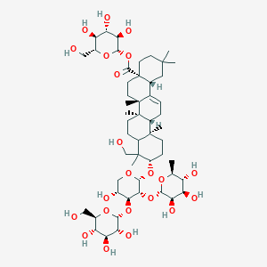 molecular formula C53H86O22 B12788637 Cephalariasaponin A CAS No. 159650-08-5