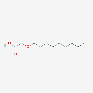 molecular formula C11H22O3 B12788690 Aceticacid, 2-(nonyloxy)- CAS No. 20057-39-0