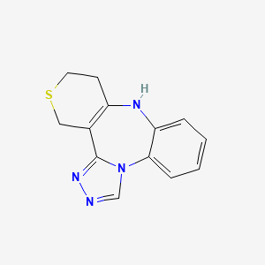 9,10,11,13-Tetrahydrothiopyrano(3,4-c)(1,2,4)triazolo(4,3-a)(1,5)benzodiazepine