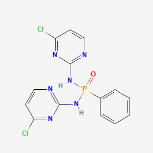 Phosphonic diamide, N,N'-bis(4-chloro-2-pyrimidinyl)-P-phenyl