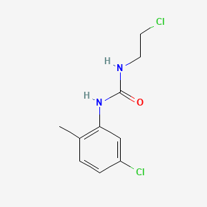 molecular formula C10H12Cl2N2O B12788767 1-(2-Chloroethyl)-3-(5-chloro-2-methylphenyl)urea CAS No. 102433-35-2