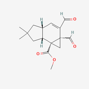 molecular formula C16H20O4 B12788862 Xnl8PU8jna CAS No. 75918-37-5