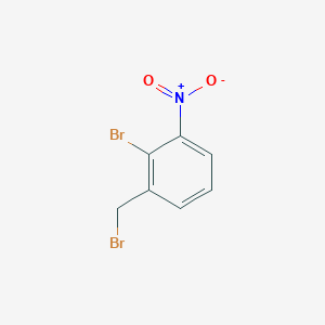 molecular formula C7H5Br2NO2 B1278888 2-Bromo-1-(bromomethyl)-3-nitrobenzene CAS No. 82617-49-0