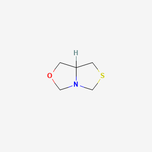 molecular formula C5H9NOS B12788884 Dihydro-1H-(1,3)thiazolo(3,4-c)(1,3)oxazole CAS No. 66223-40-3