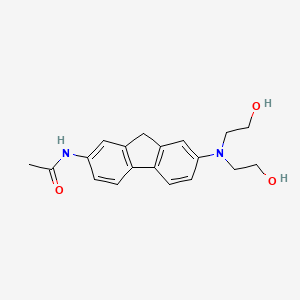 N-(7-(Bis(2-hydroxyethyl)amino)-9H-fluoren-2-yl)acetamide