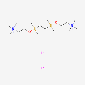 N,N,N,N',N',N',4,4,7,7-Decamethyl-3,8-dioxa-4,7-disiladecane-1,10-diaminium diiodide