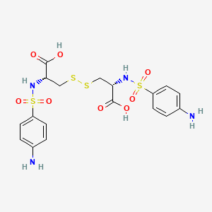 L-Cystine, N,N'-bis((4-aminophenyl)sulfonyl)-