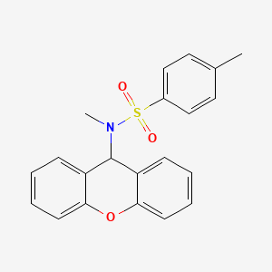 n,4-Dimethyl-n-(9h-xanthen-9-yl)benzenesulfonamide