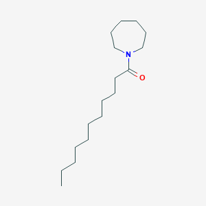 molecular formula C17H33NO B12788951 1-Undecanoylhexamethylenimine CAS No. 46996-55-8