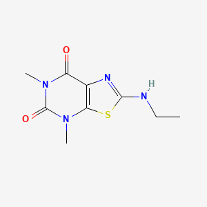 2-(Ethylamino)-4,6-dimethyl[1,3]thiazolo[5,4-d]pyrimidine-5,7(4H,6H)-dione