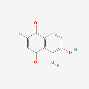 molecular formula C11H8O4 B12789023 6-Hydroxy plumbagin 