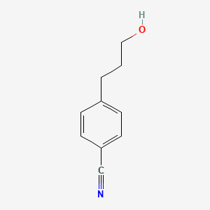 molecular formula C10H11NO B1278913 4-(3-Hydroxypropyl)benzonitrile CAS No. 83101-12-6