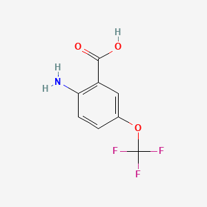 molecular formula C8H6F3NO3 B1278921 2-氨基-5-(三氟甲氧基)苯甲酸 CAS No. 83265-56-9