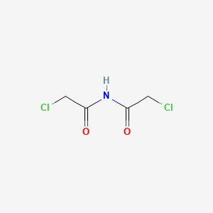 molecular formula C4H5Cl2NO2 B12789247 2-Chloro-n-(chloroacetyl)acetamide CAS No. 4960-82-1