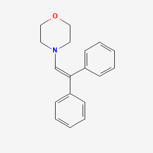 molecular formula C18H19NO B12789275 4-(2,2-Diphenylvinyl)morpholine CAS No. 7145-15-5