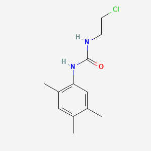 molecular formula C12H17ClN2O B12789284 1-(2-Chloroethyl)-3-(2,4,5-trimethylphenyl)urea CAS No. 102433-73-8