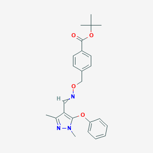 molecular formula C₂₄H₂₇N₃O₄ B127894 联苯菊酯 CAS No. 111812-58-9