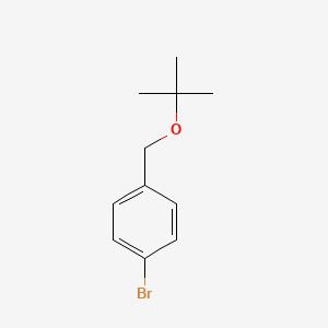molecular formula C11H15BrO B1278948 1-溴-4-(叔丁氧甲基)苯 CAS No. 22807-80-3