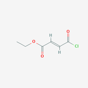 molecular formula C6H7ClO3 B1278958 (E)-4-氯-4-氧代丁-2-烯酸乙酯 CAS No. 26367-48-6