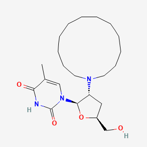 Uridine, 2'-azacyclotridec-1-yl-2',3'-dideoxy-5-methyl-