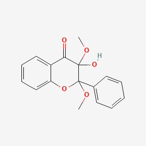 3-Hydroxy-2,3-dimethoxy-2-phenyl-2,3-dihydro-4H-chromen-4-one