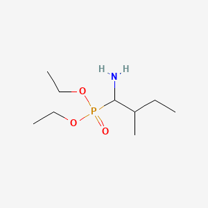 Diethyl 1-amino-2-methylbutylphosphonate